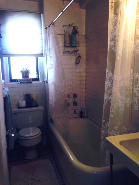 during photo of bathroom in Buckstown resale remodel