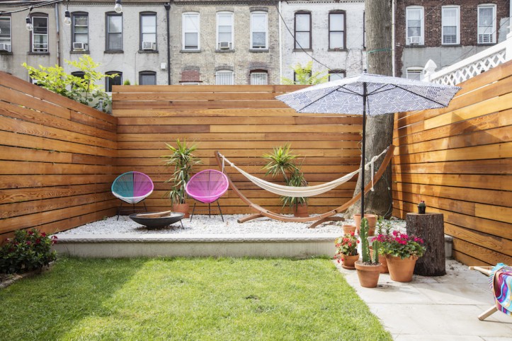 Bedford-Stuyvesant, Brooklyn backyard, renovation