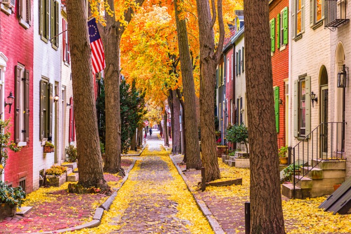 Philadelphia historic homes shutterstock_519591145