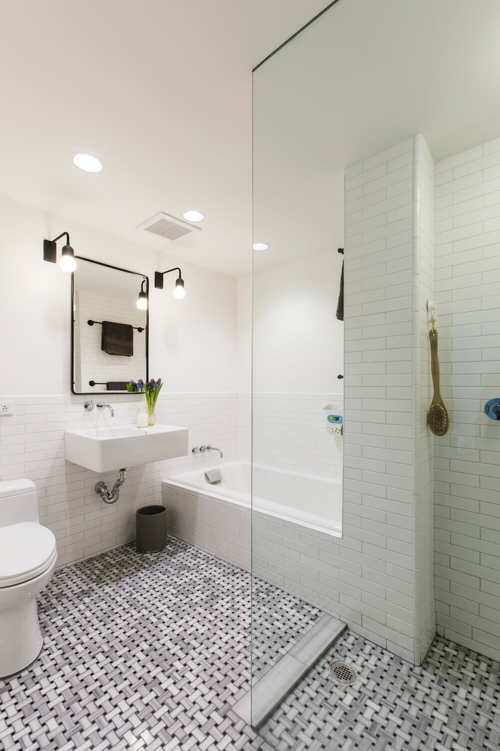 Top 5 Styles Of Bathroom Floor Tiles, Penny Tile Bathroom Floor Images