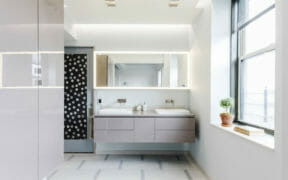 large format bathroom tile