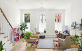 Bedforod-Stuyvesant, living room, brownstone