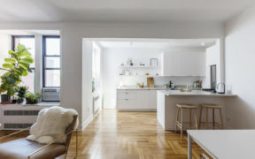 kitchen renovation, Brooklyn, Crown Heights, white kitchen