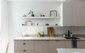 kitchen renovation, Brooklyn, Crown Heights, neutral kitchen