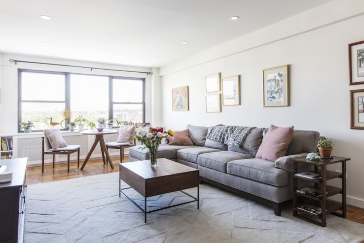 Kensington, Brooklyn, home renovation, living room, open layout