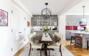 dining room and kitchen IKEA Home Depot Lowe's Cabinets To Go