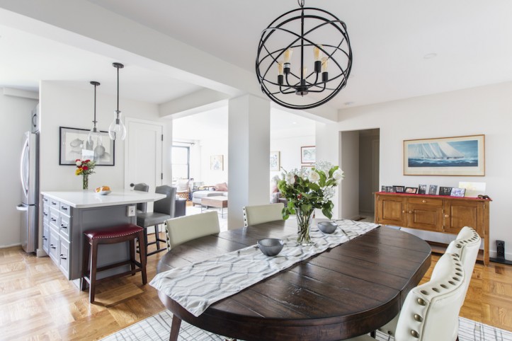 Kensington, Brooklyn, home renovation, kitchen renovation, open layout, dining room