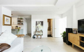 home renovation, living room renovation, open floor plan