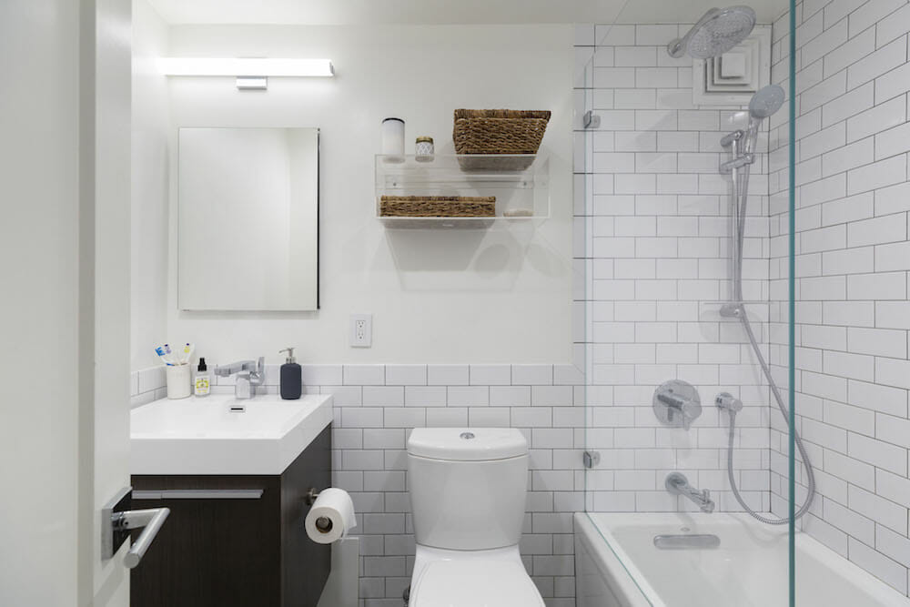 Clinton Hill, Brooklyn, renovation, bathroom, shower, toilet, home, design