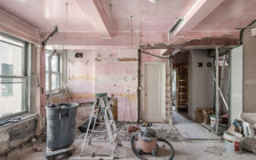 home renovation clean up
