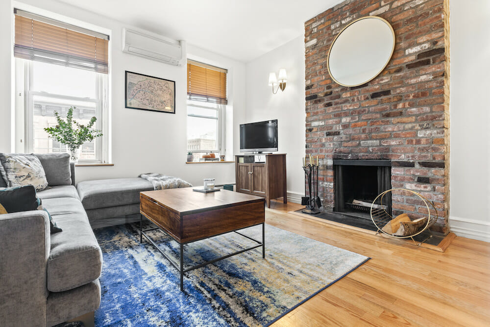 Park Slope, Brooklyn, renovation, living room