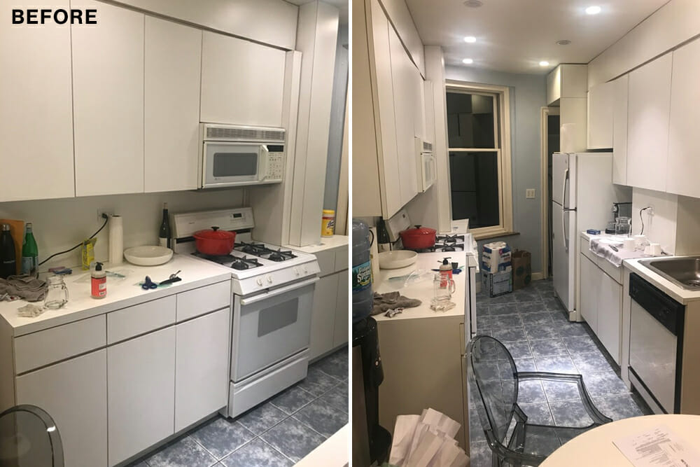 kitchen before renovation