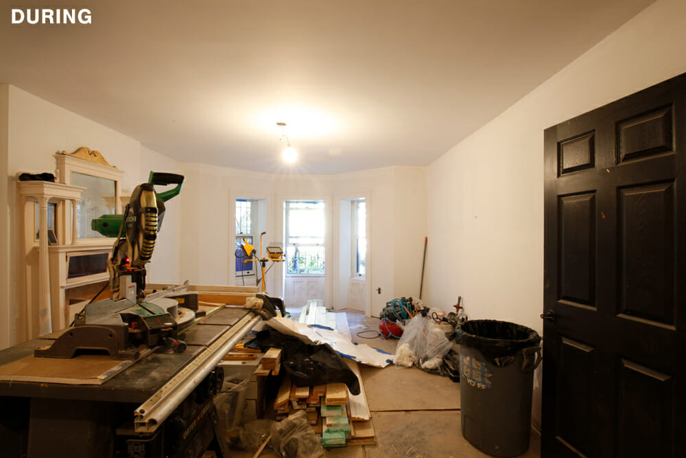 living space during renovation