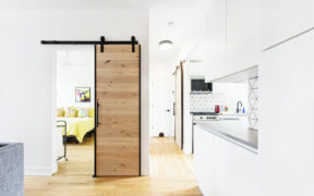 door into bedroom