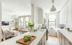 partial open kitchen