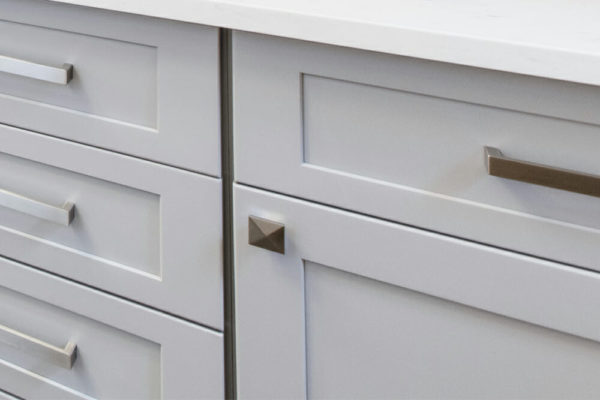 gray recessed panel kitchen cabinet door designs