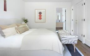 bedroom remodel for actress Jaime Ray Newman los angeles
