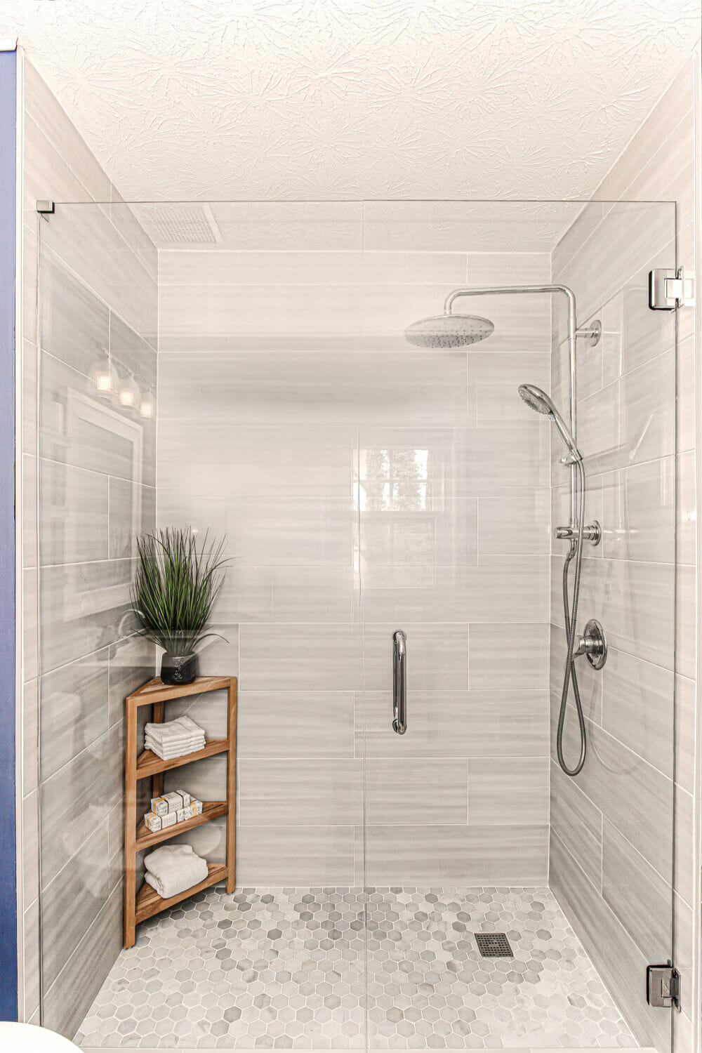bathroom remodel Atlanta with subway shower tile
