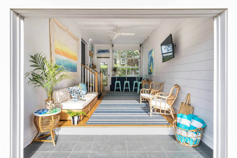 My Sweeten Story: A Hampton Bays Beach House Renovation Gets a Full Pop Art Redo