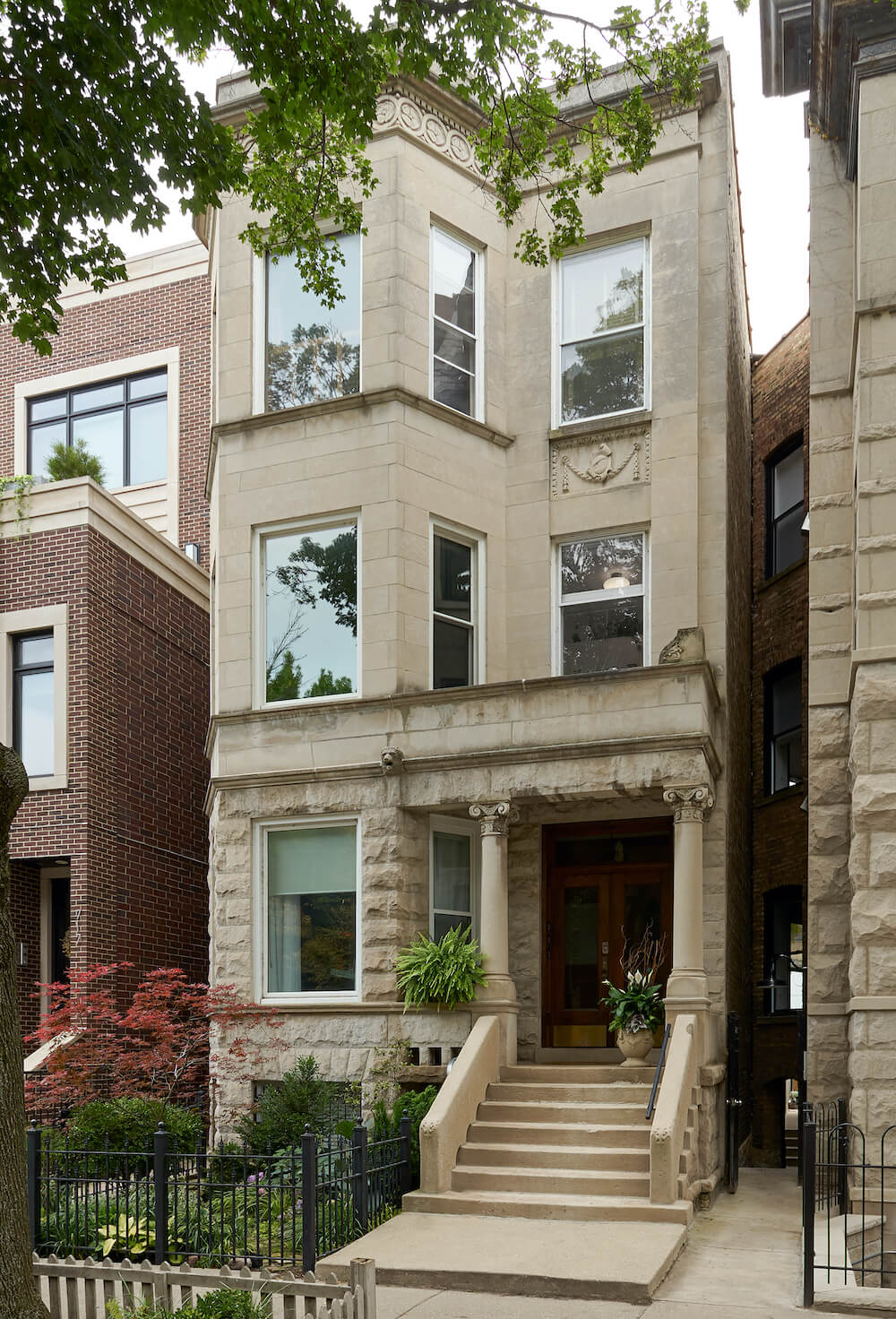 Exterior of the home in Chicago
