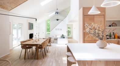Transformation of An Amagansett Beach House with Natural Wood