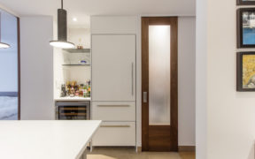 White panel ready refrigerator