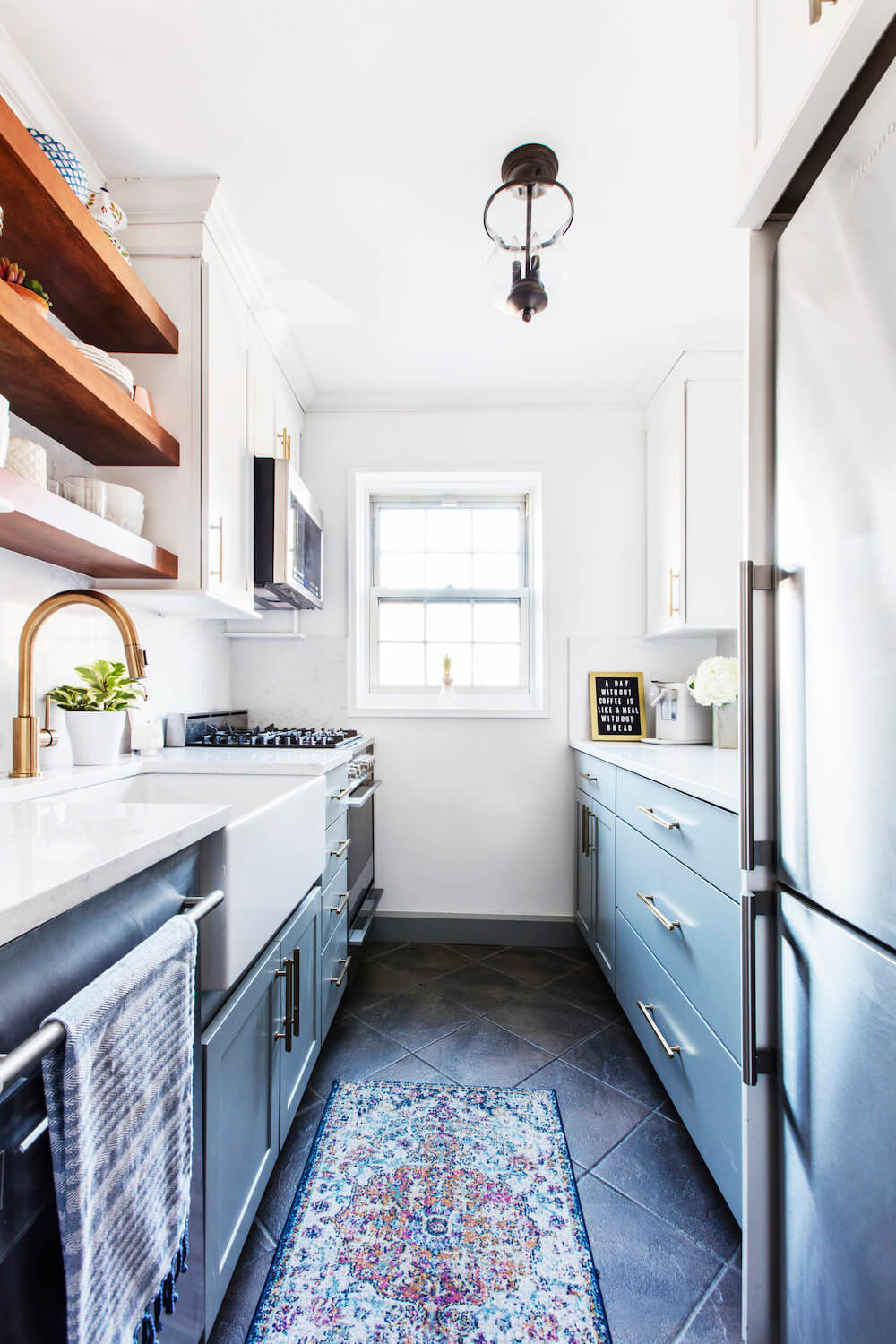 a galley kitchen renovation with all of the right decisions | sweeten