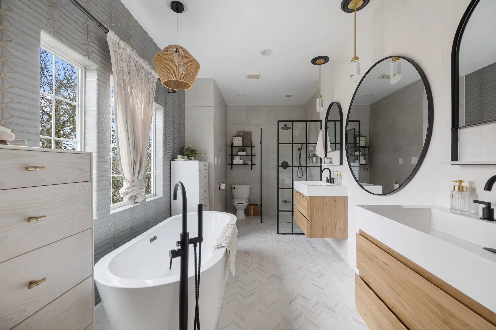 A Softer Look for a Bathroom Remodel in Houston