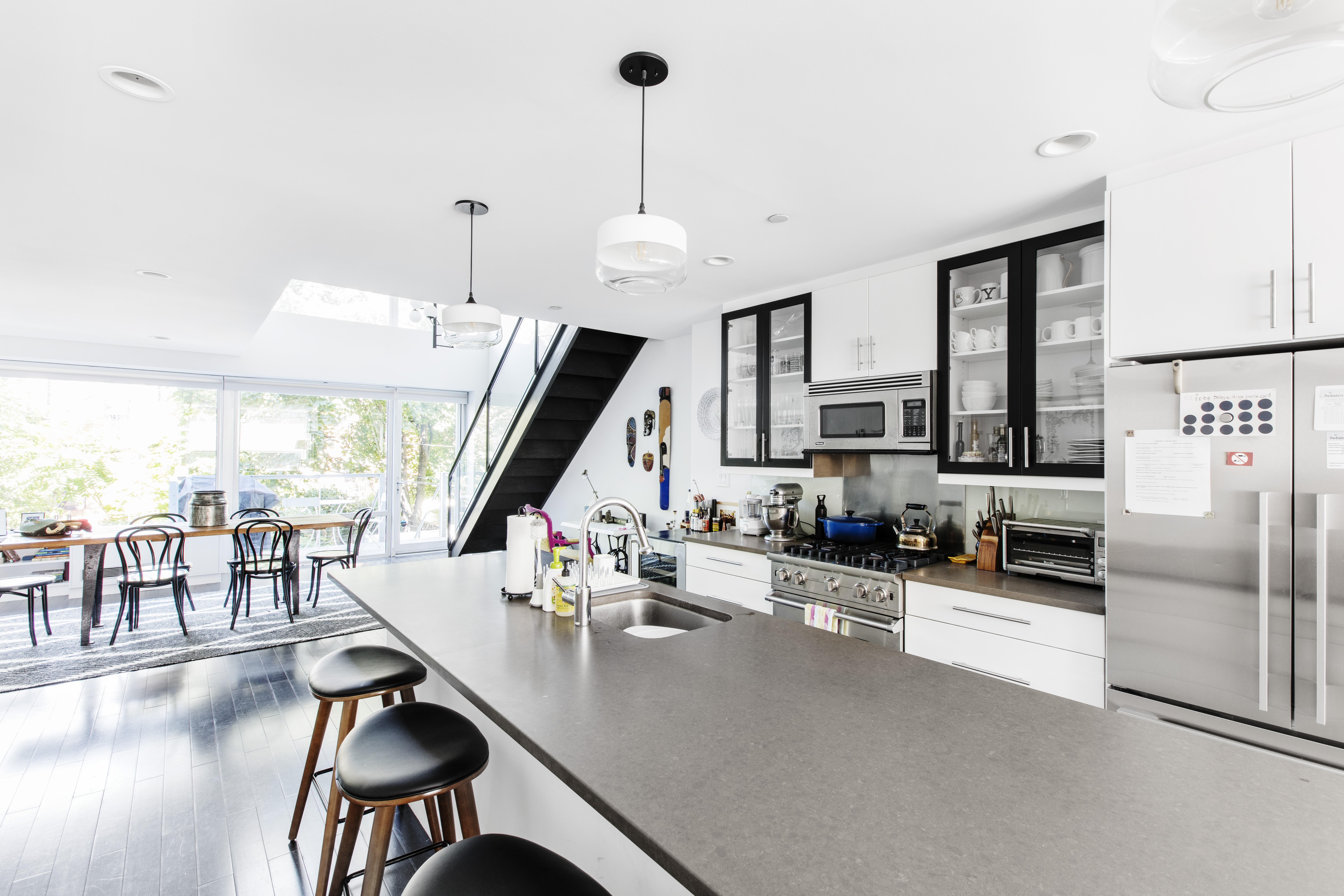 Duplex renovation with new kitchen and cabinetry