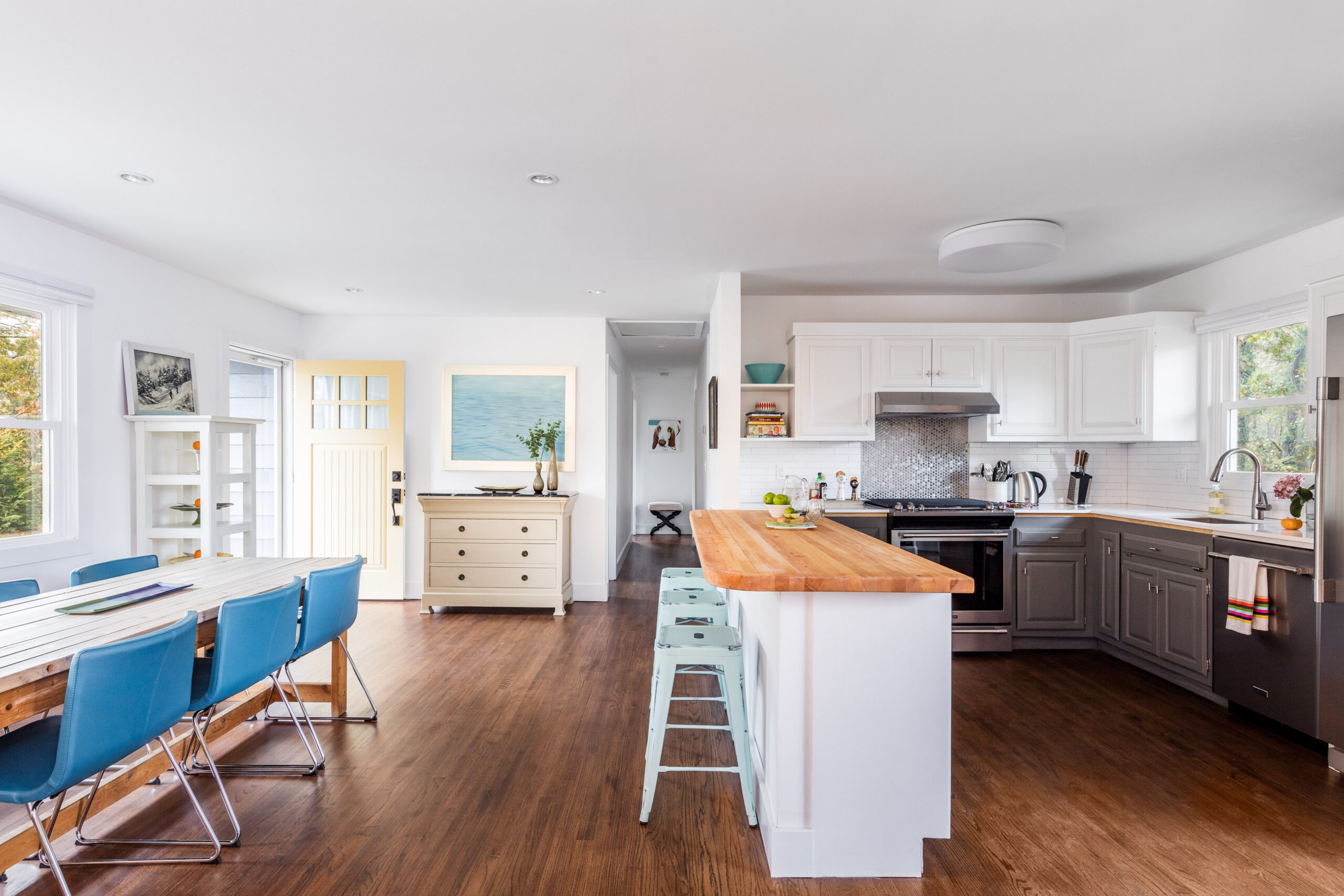 A garage converted into additional living space in Southampton