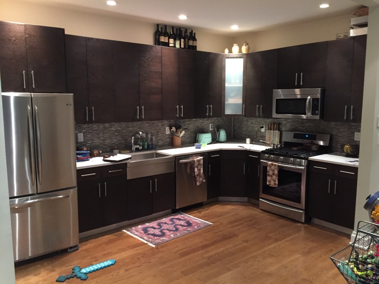 during photo of bathroom in Buckstown resale remodel
